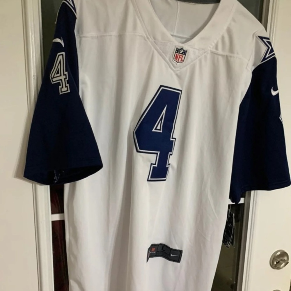 Dallas Cowboys Jersey #4 DAK Prescott Sz L (42-44)